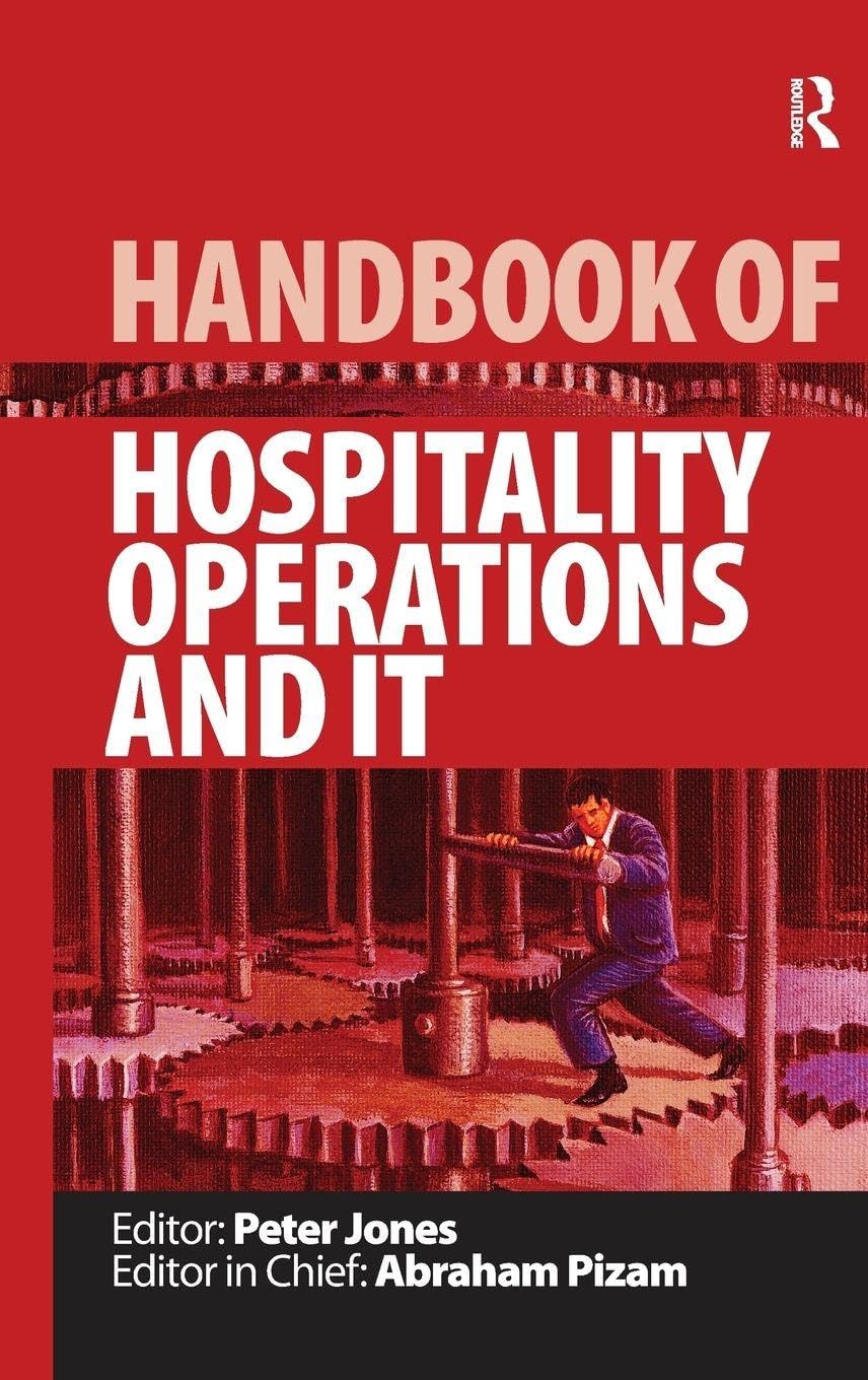 Handbook of Hospitality Operations and IT Law