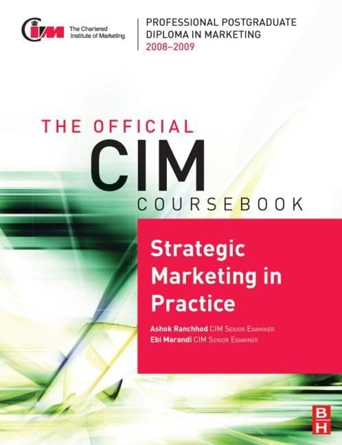 CIM Coursebook 08/09 Strategic Marketing in Practice Law