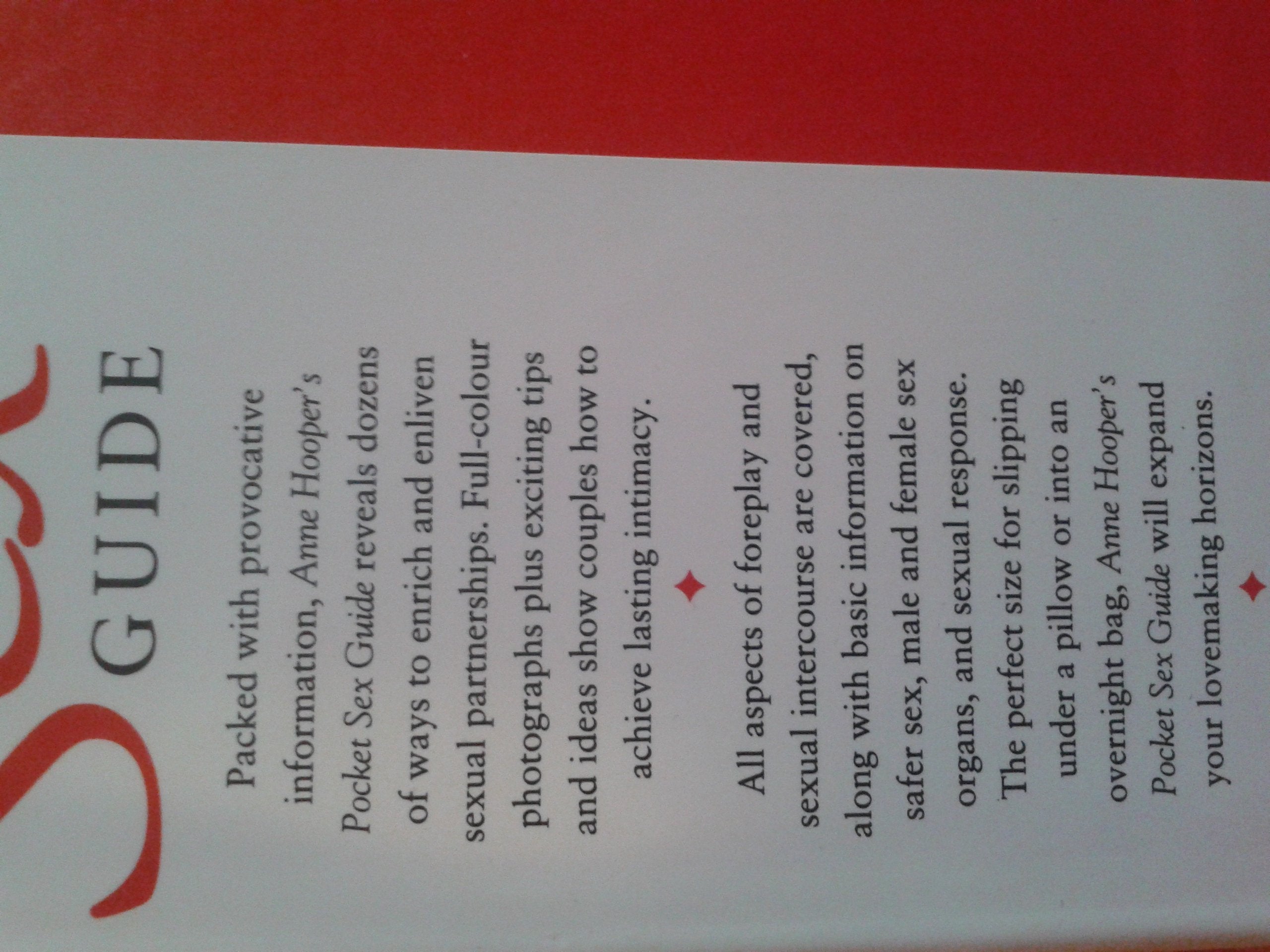 Anne Hooper's Pocket Sex Guide book