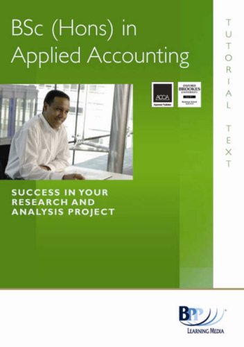 ACCA Oxford Brookes Project Book 2006: Text (ACCA Oxford Brookes Project Book: Text) Business, Finance & Career