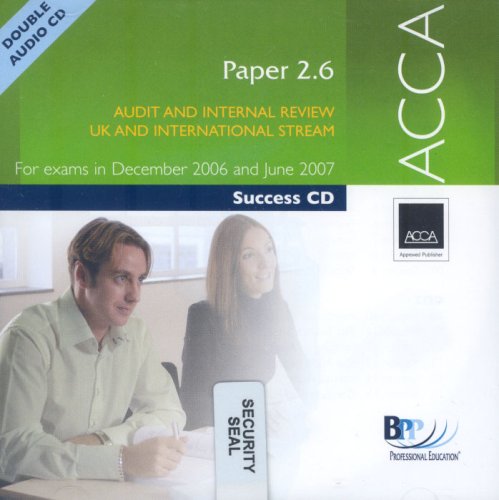 ACCA Paper 2.6 Audit and Internal Review (Success S.) Business, Finance & Career