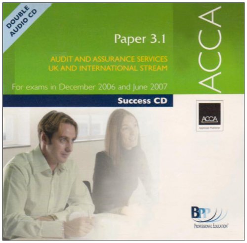 ACCA Paper 3.1 Audit and Assurance Services (Success S.) Business, Finance & Career