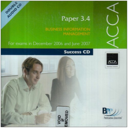 ACCA Paper 3.4 Business Information Management (Success S.) Business, Finance & Career