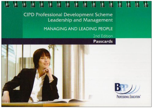 CIPD Leadership and Management - Managing and Leading People: Passcards Business, Finance & Career