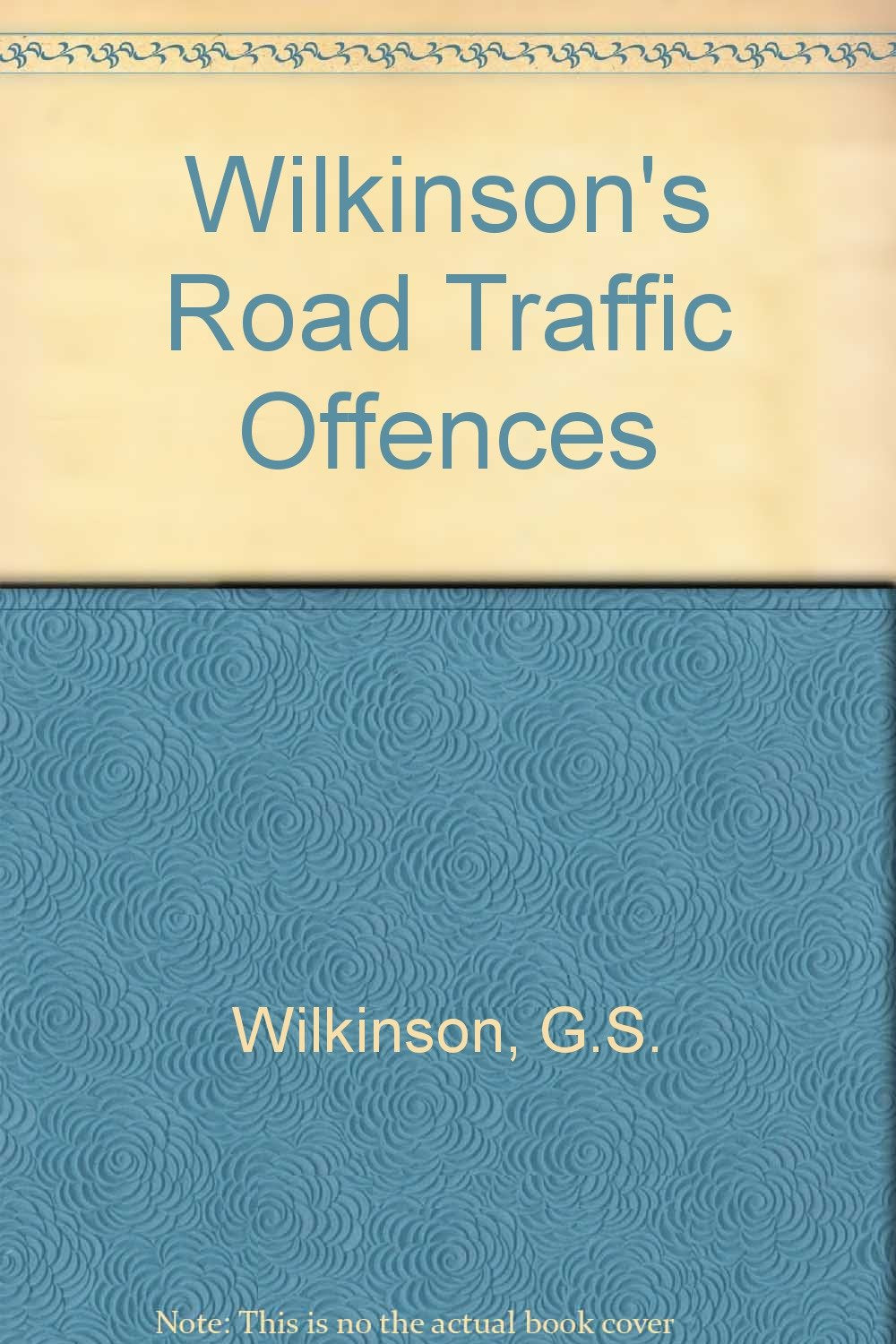 Product Image: Wilkinson's Road Traffic Offences