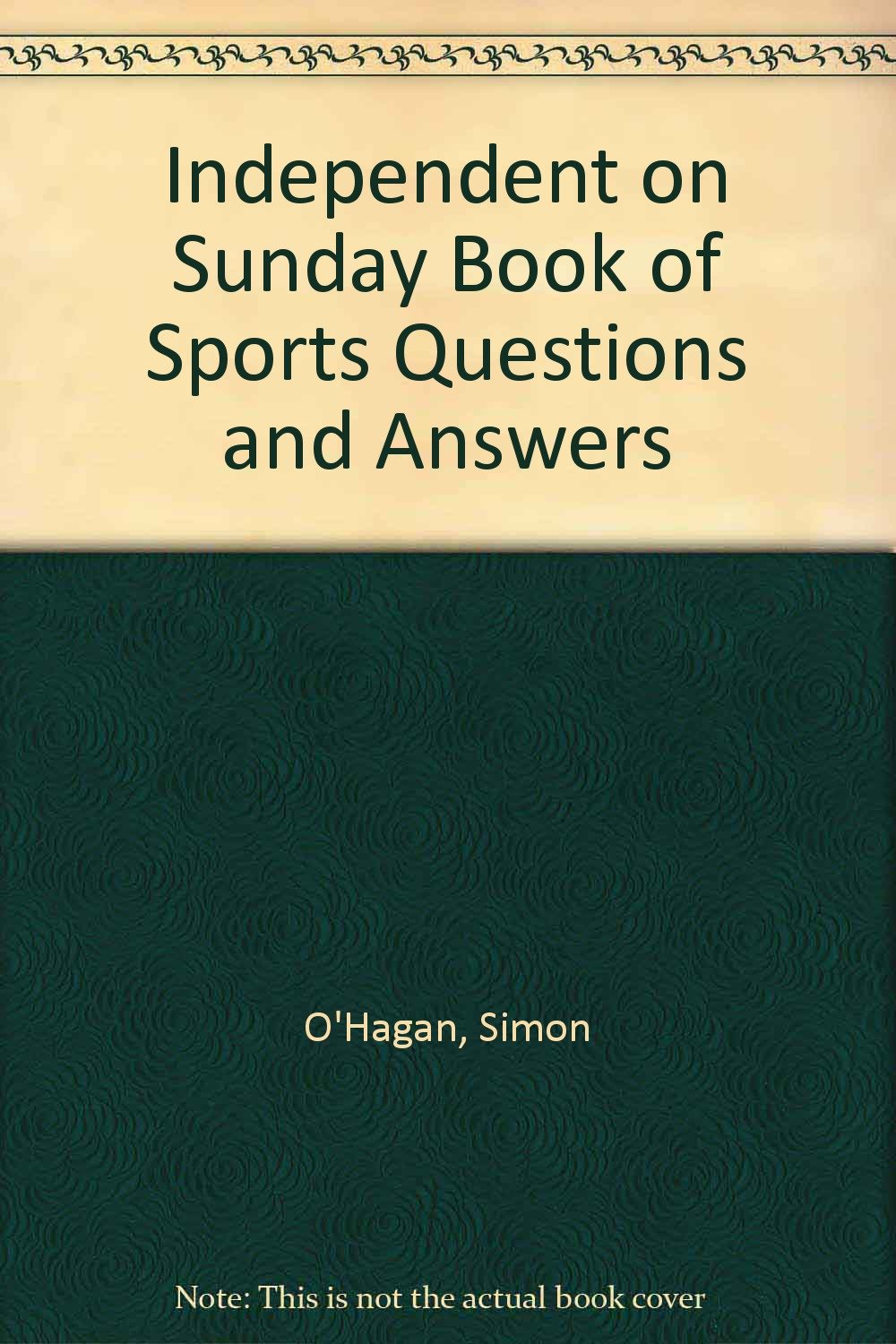 "Independent on Sunday" Book of Sports Questions and Answers Leisure & Fun