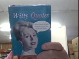 The Little Book of Witty Quotes Books