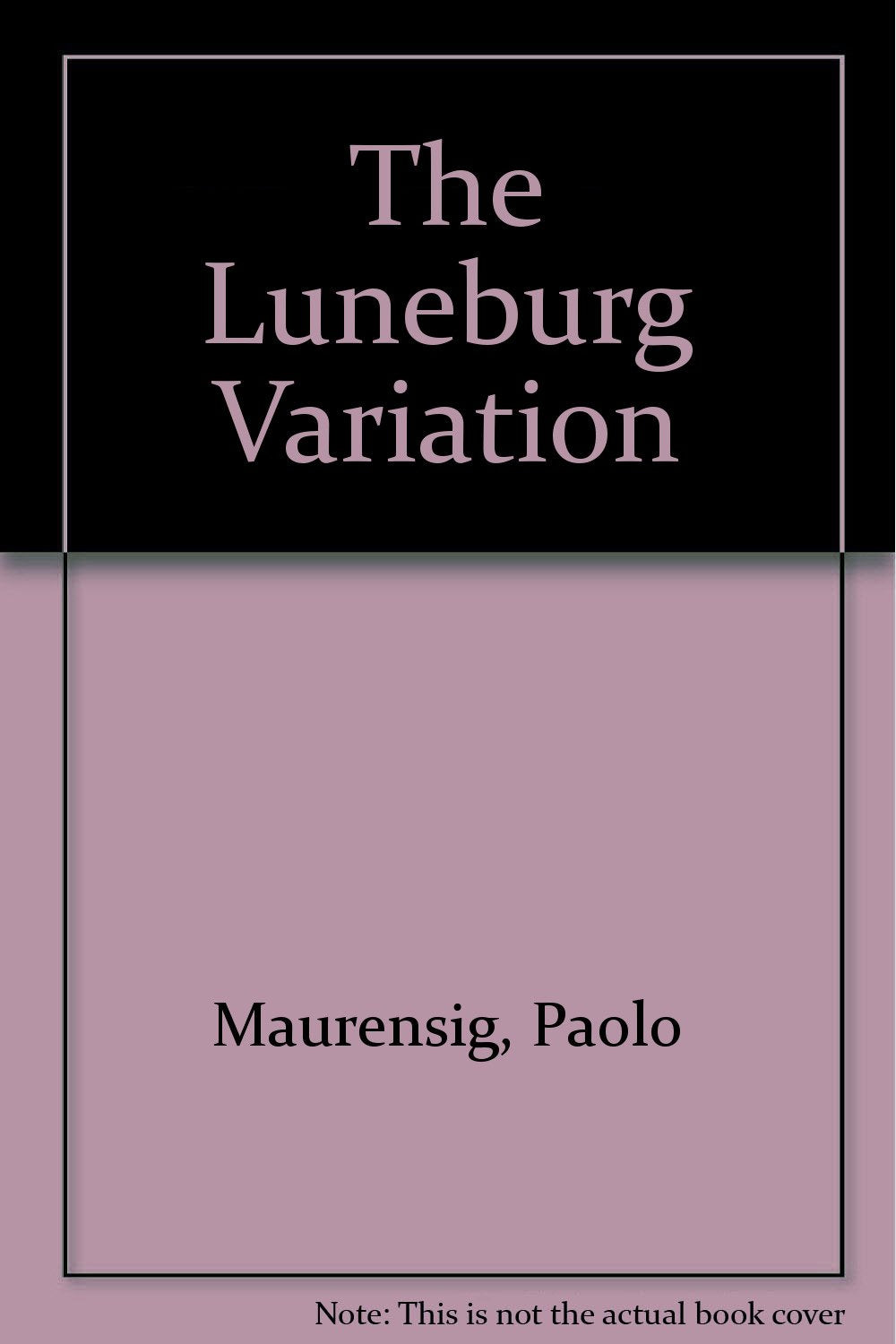 The Luneburg Variation Books