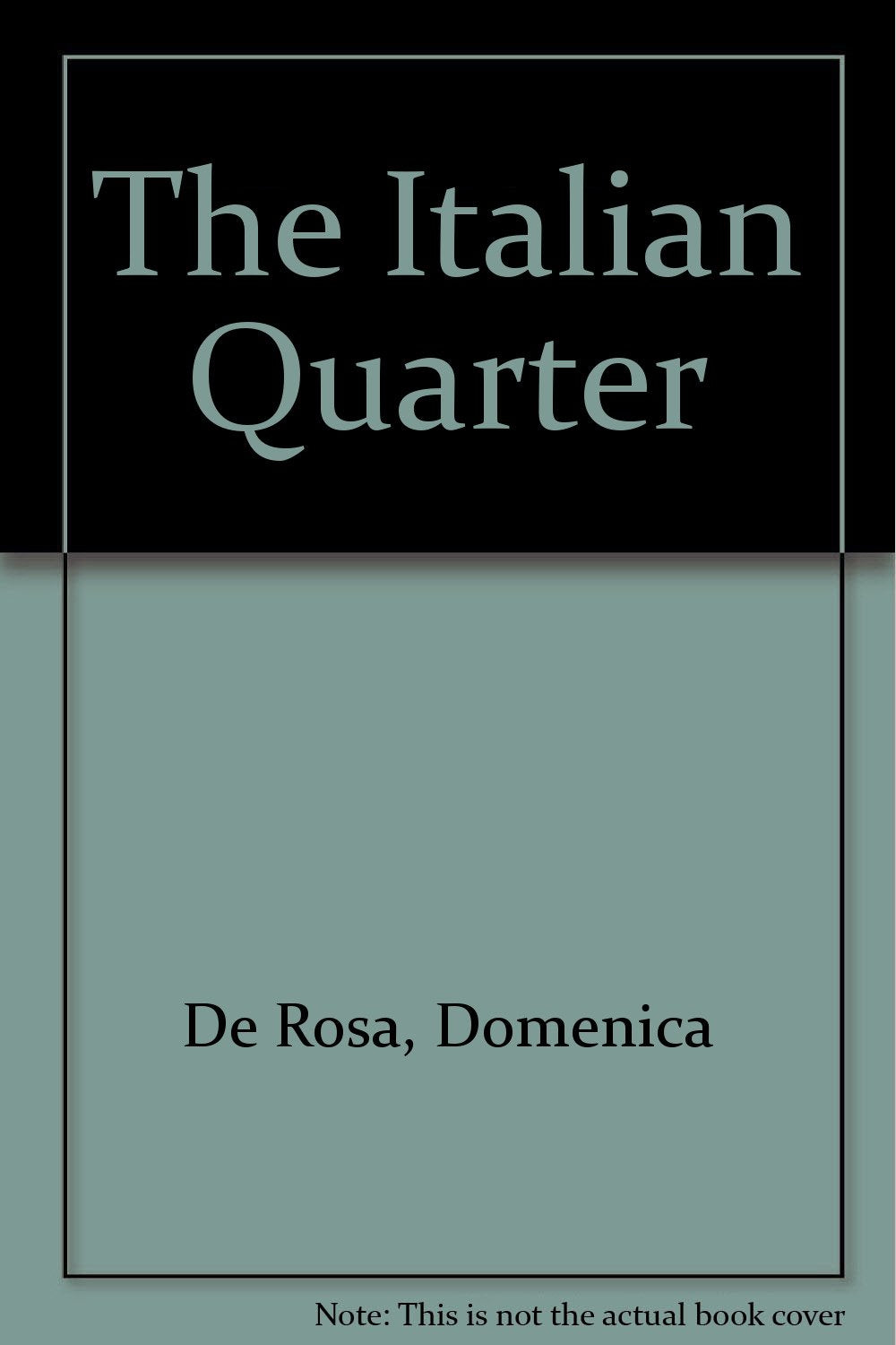 The Italian Quarter Contemporary literature