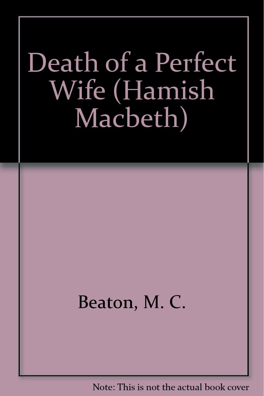 Death of a Perfect Wife (Hamish Macbeth Mystery) Contemporary literature