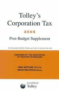 Budget Edition and Main Annual (Tolley's Corporation Tax) Law