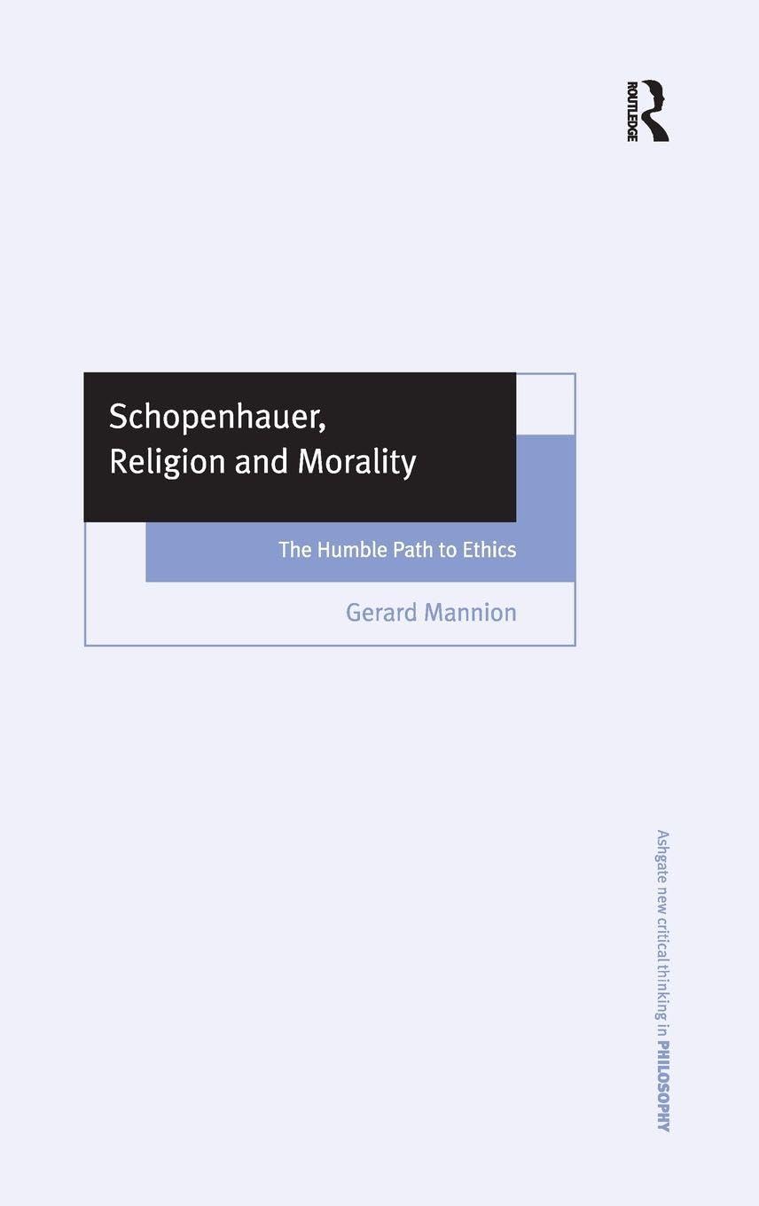 Schopenhauer, Religion and Morality Philosophy Books