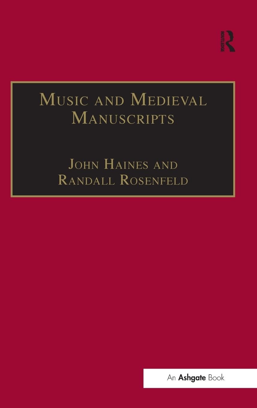 Music and Medieval Manuscripts Sheet Music