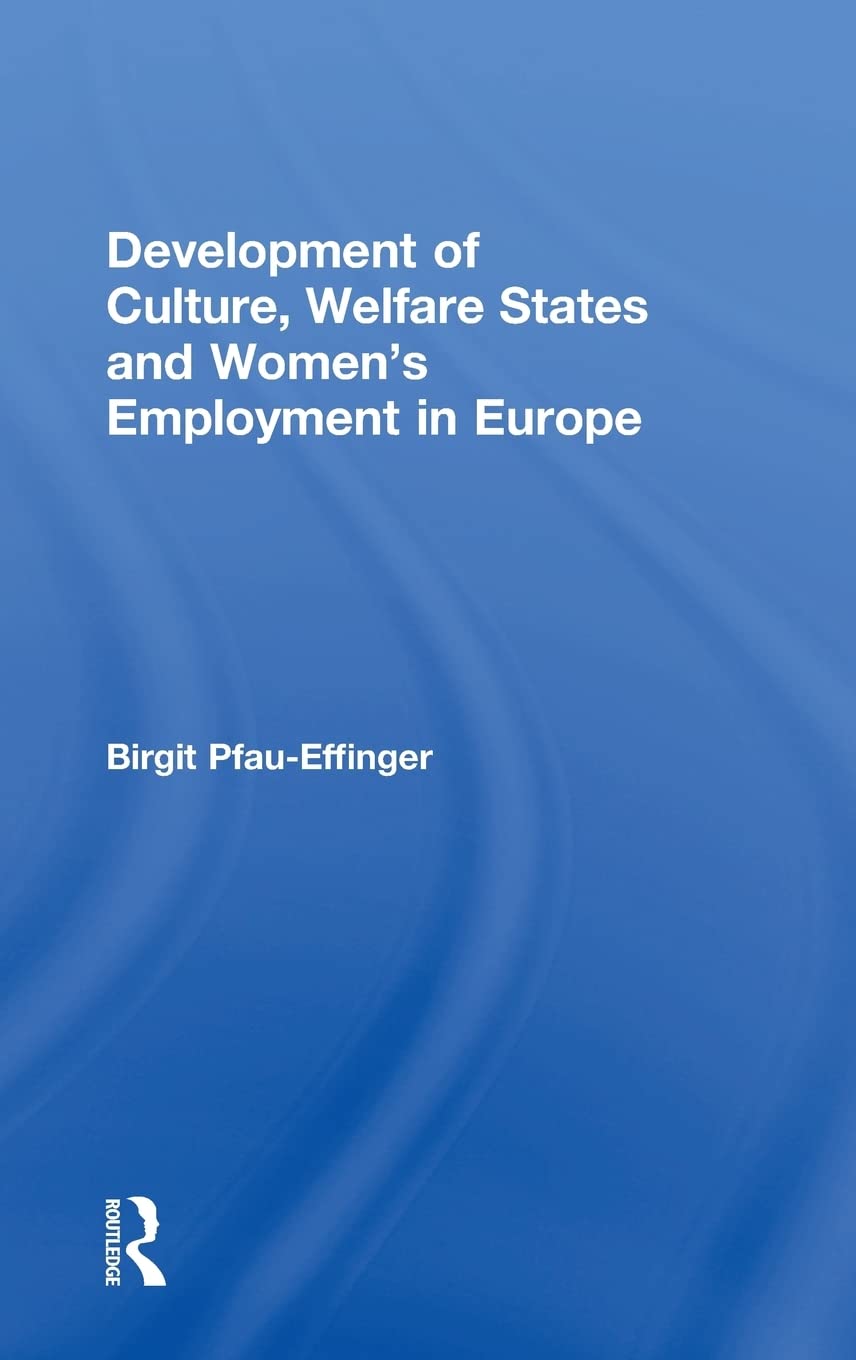 Development of Culture, Welfare States and Women's Employment in Europe: Theoretical Framework and Analysis of Development Paths Law