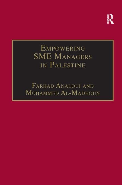 Empowering SME Managers in Palestine Business, Finance & Career