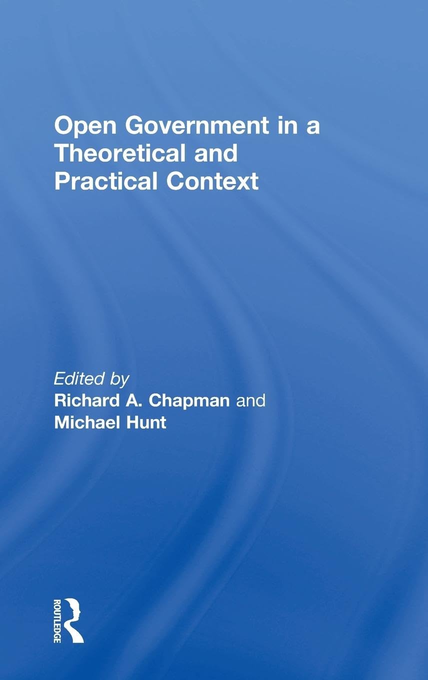 Product Image: Open Government in a Theoretical and Practical Context