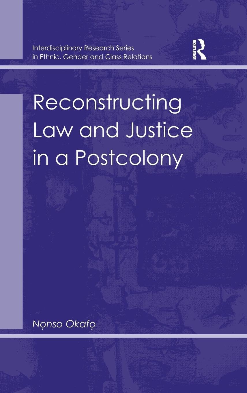 Product Image: Reconstructing Law and Justice in a Postcolony