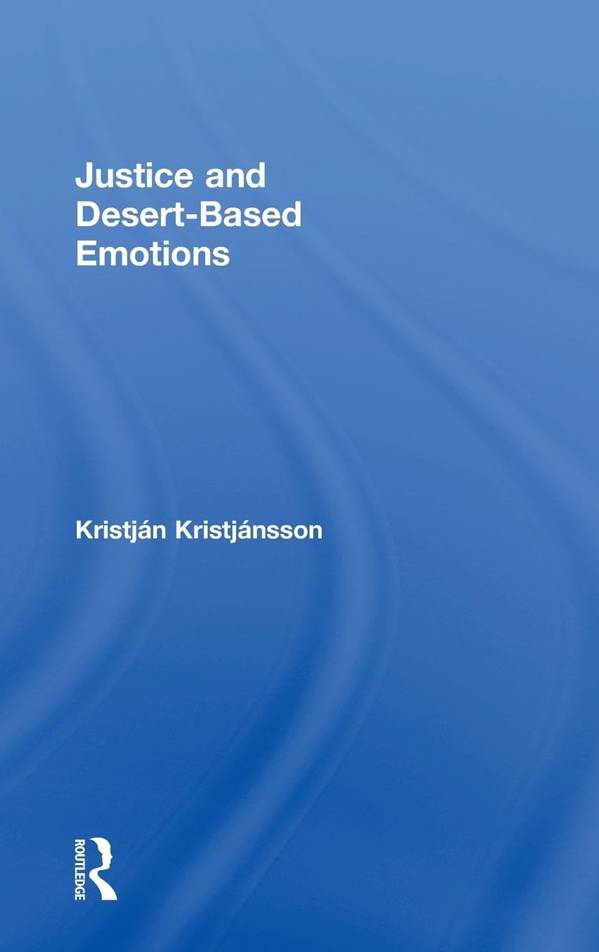 Product Image: Justice and Desert-Based Emotions