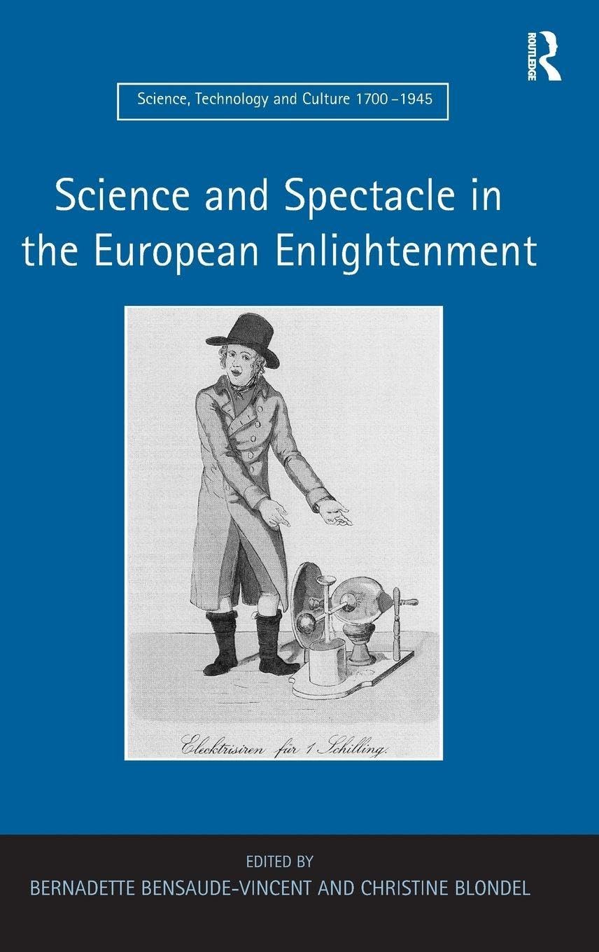 Sciences and Spectacle in the European Enlightenment book
