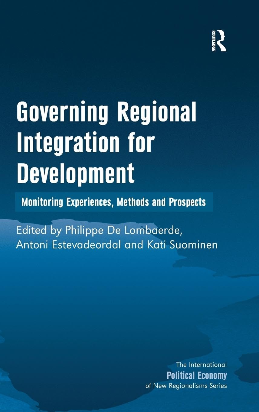 Governing Regional Integration for Development Law