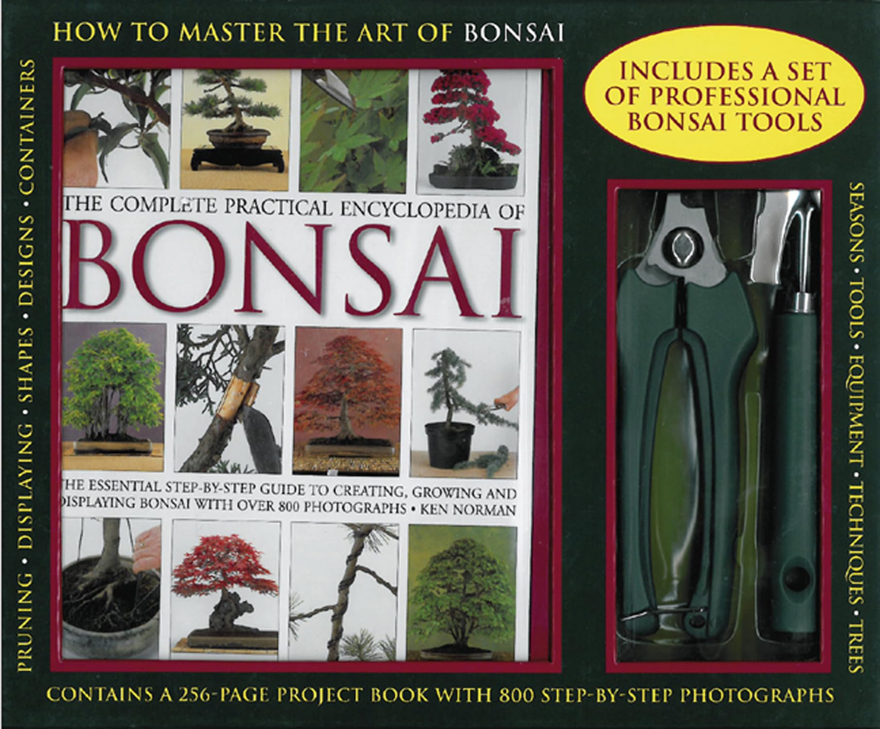 The Complete Practical Encyclopedia of Bonsai: How to Master the Art of Bonsai: Pruning, Displaying, Shapes, Designs, Containers book