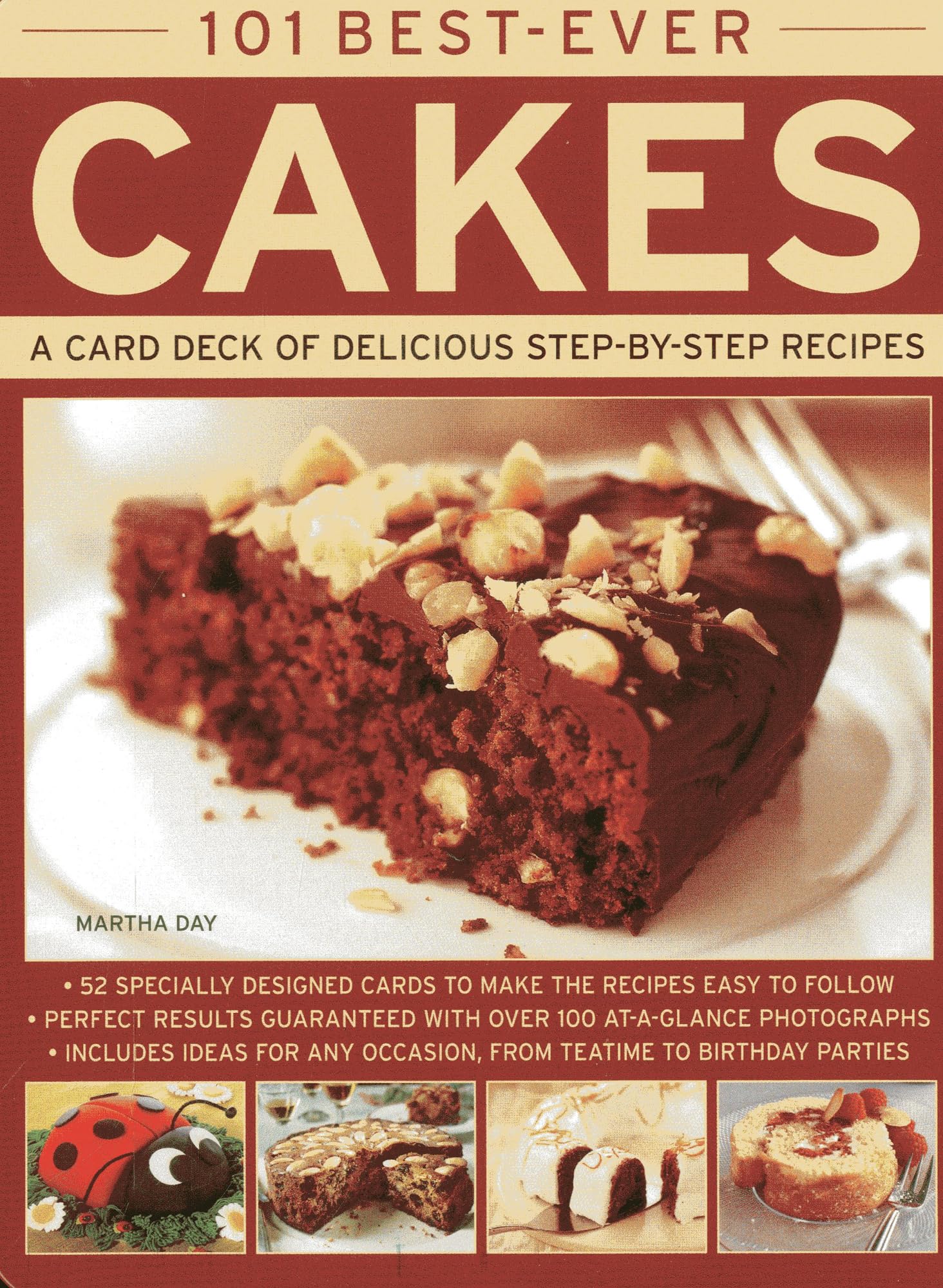 101 Best-Ever Cakes: A Card Deck of Delicious Step-By-Step Recipes: A Card Deck of Delicious Step-by-Step Recipes (in a Tin) Leisure, Home & Garden