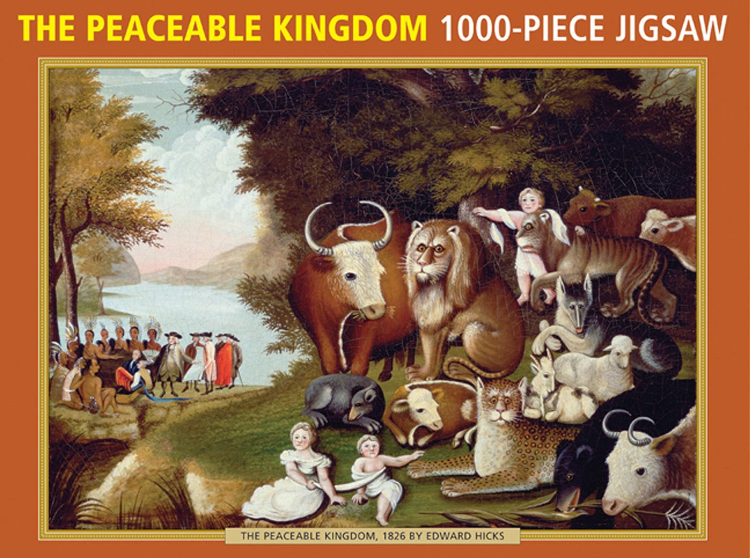 The Peaceable Kingdom by Edward Hicks: 1000-Piece Puzzle Leisure & Fun