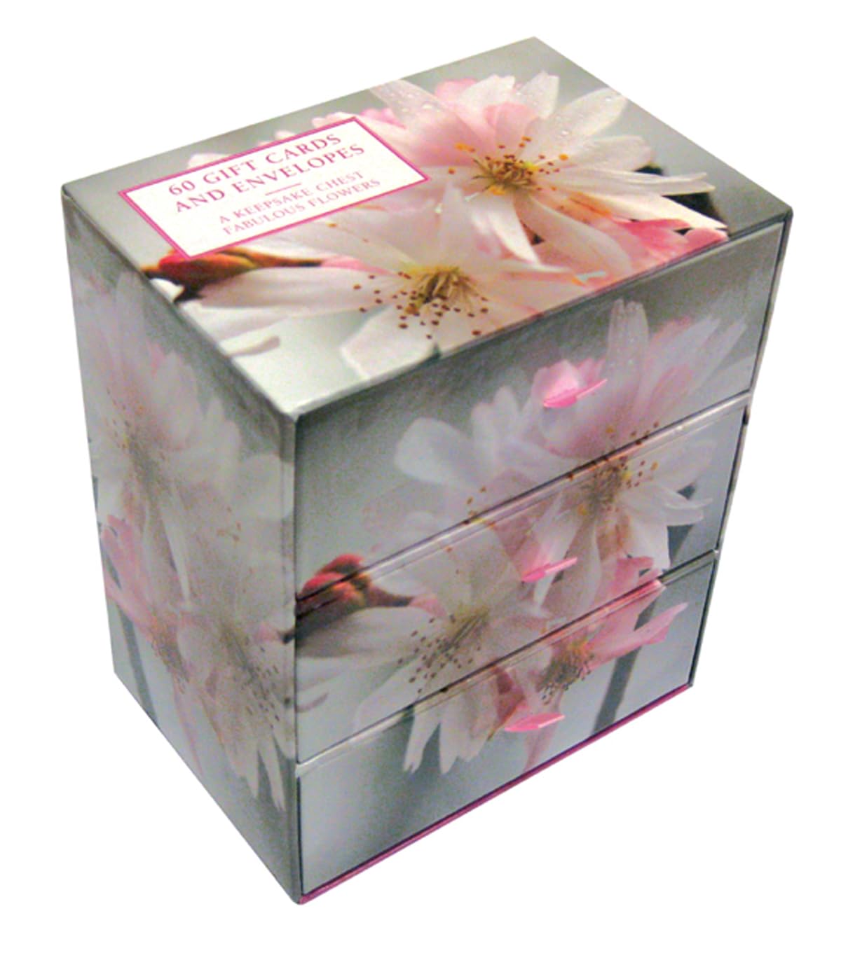 Fabulous Flowers Card Selection: Three-Drawer Card Box Featuring 60 Beautiful Photographic Gift Cards and Envelopes Garden & Plants