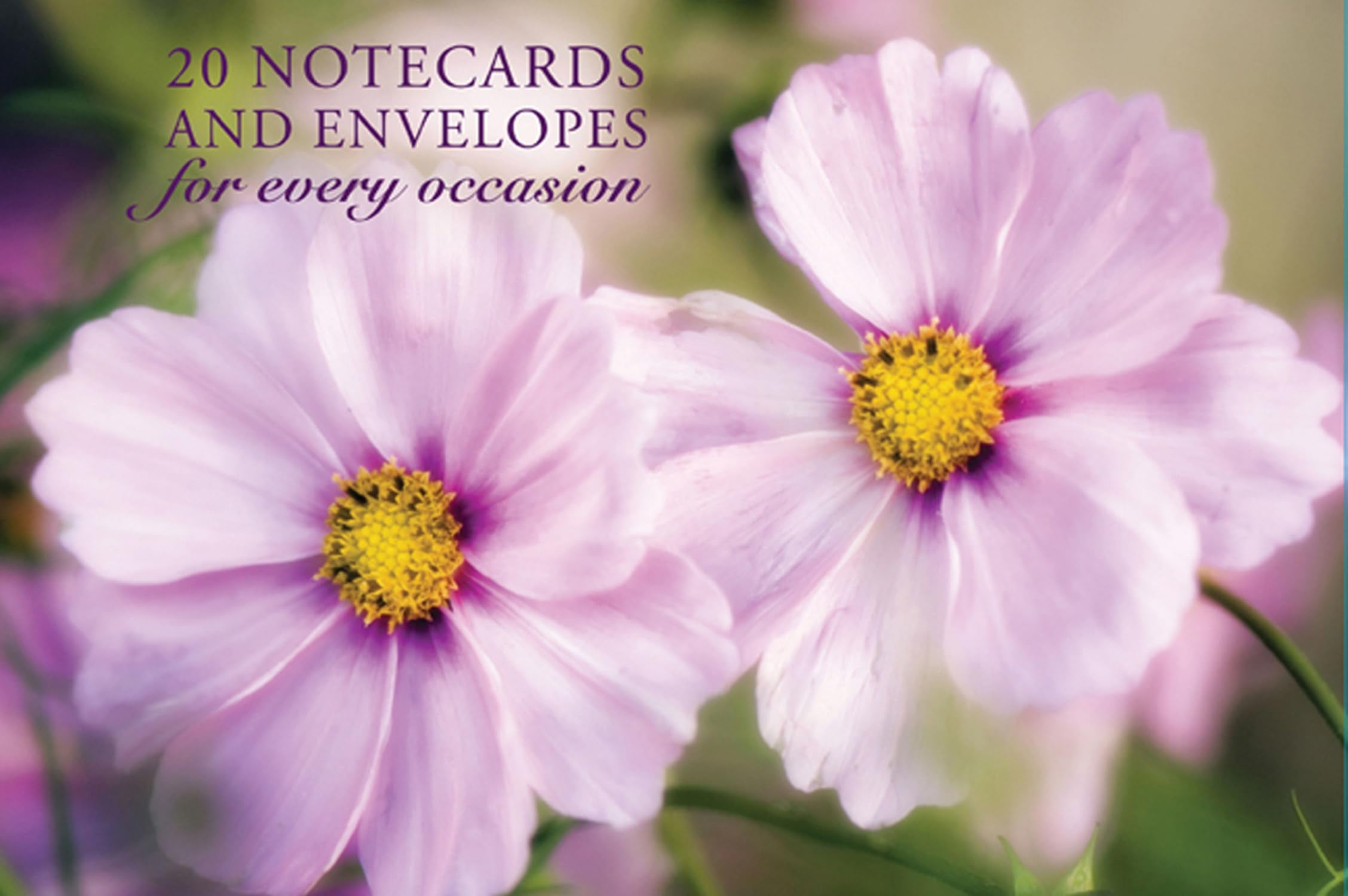 Pink Cosmos: 20 Notecards and Envelopes For Every Occasion Hobbies & Crafts