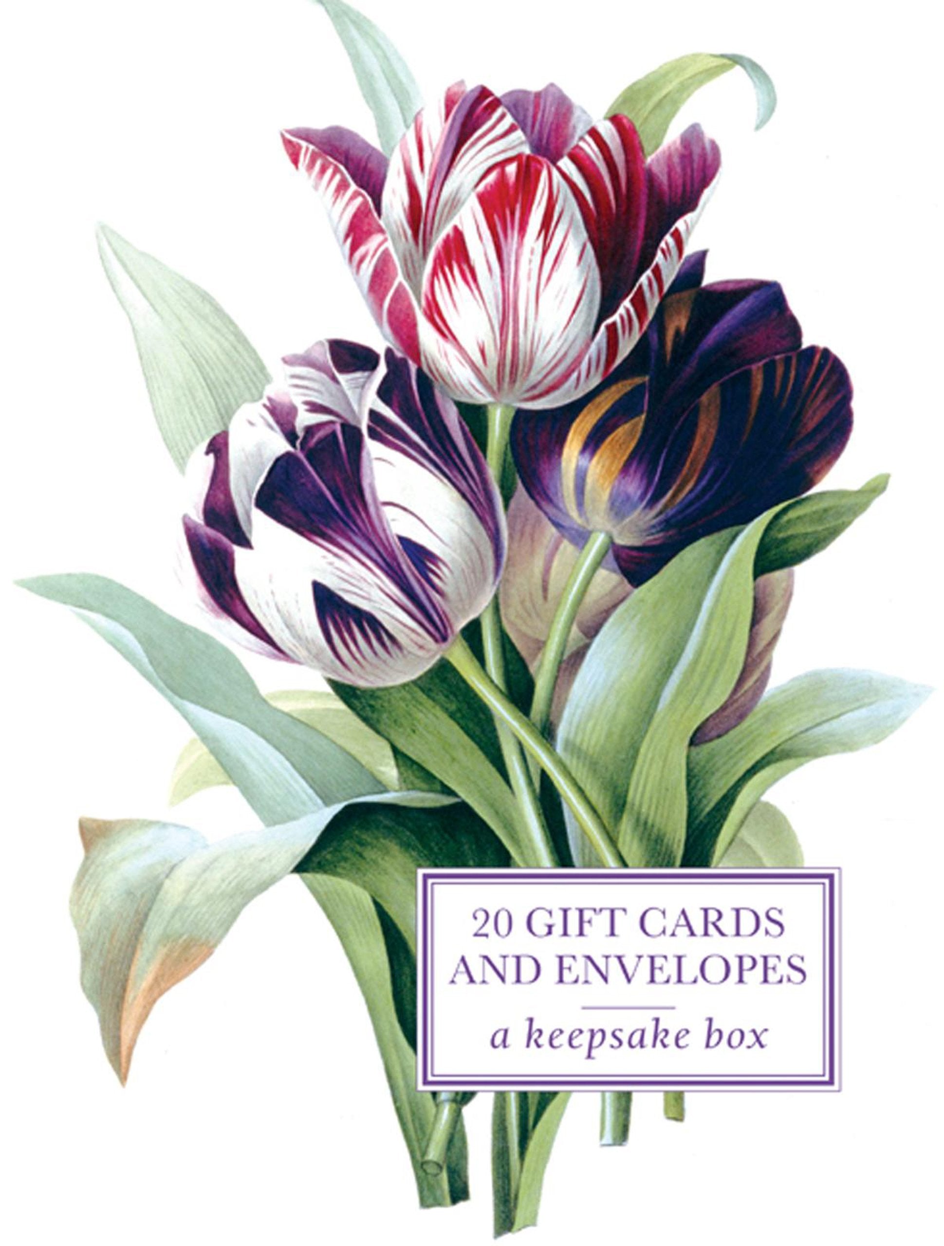 Tin Box of 20 Gift Cards and Envelopes: Redoute Tulip: A Keepsake Tin Box Featuring 20 High-quality Fine-art Gift Cards and Envelopes Living & Furnishing