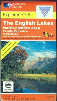 The English Lakes: North Eastern Area (Explorer OL Map) Maps & Plans