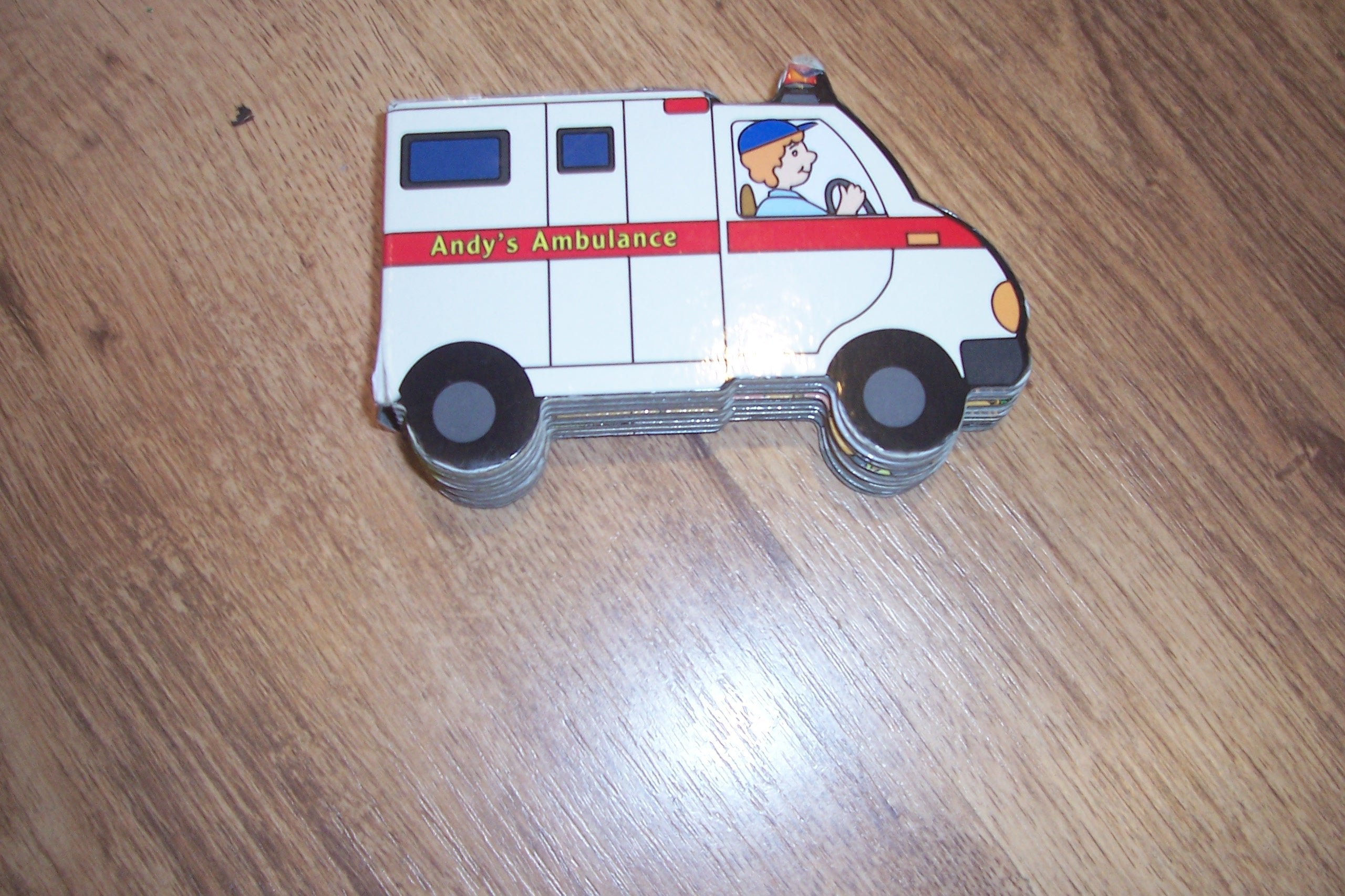 Andy'S Ambulance: My First Rescue Vehicles (Shaped Vehicle Board Book) Novels & Short Stories