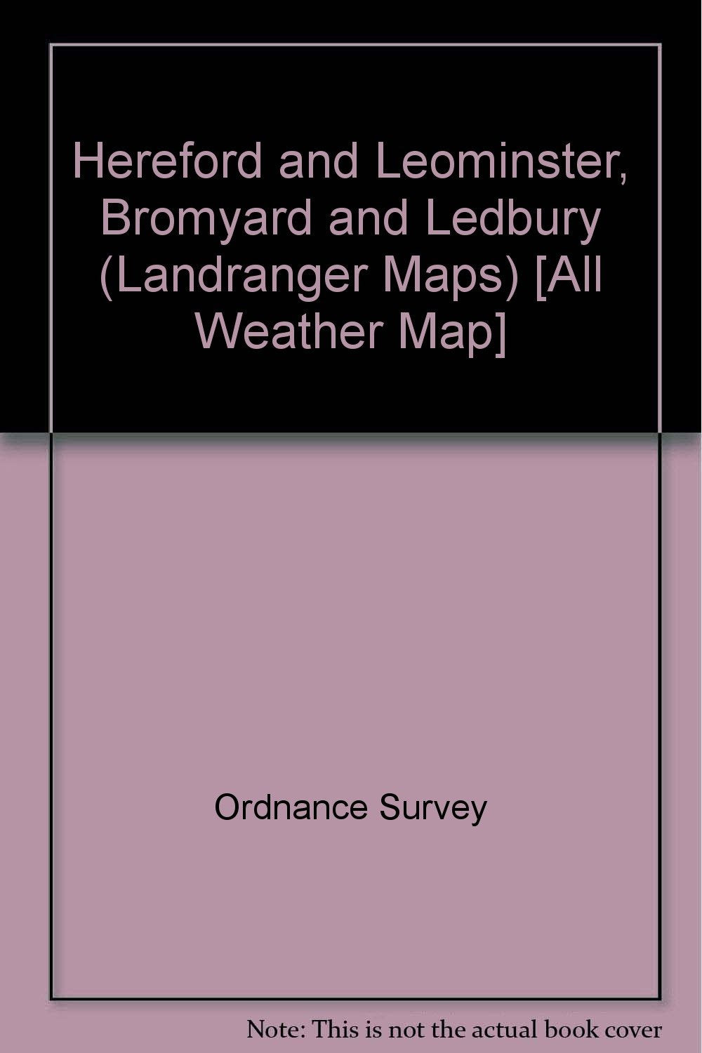 Hereford and Leominster, Bromyard and Ledbury (Landranger Maps) Maps & Plans