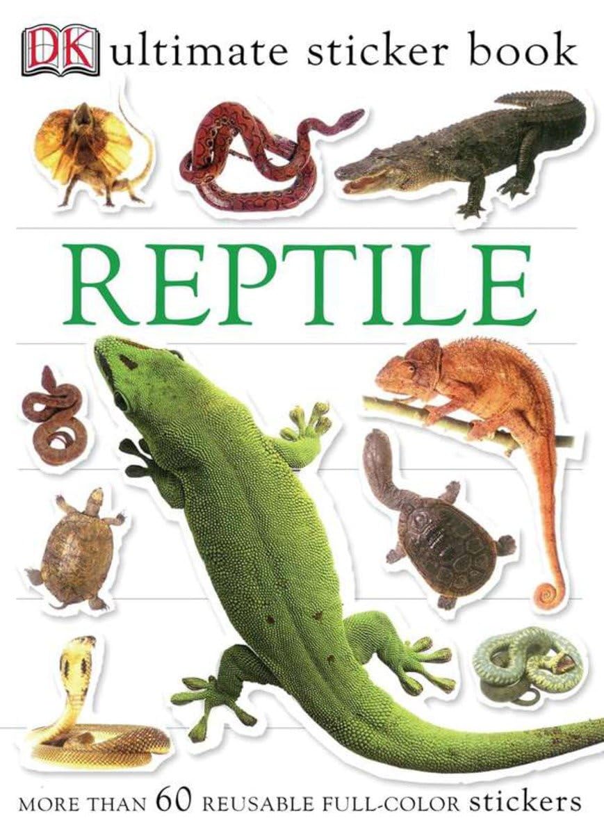 Ultimate Sticker Book: Reptile: More Than 60 Reusable Full-Color Stickers Parents & Children