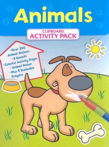 Product Image: Clip Board Activity Kit: Animals: Coloring and Activity