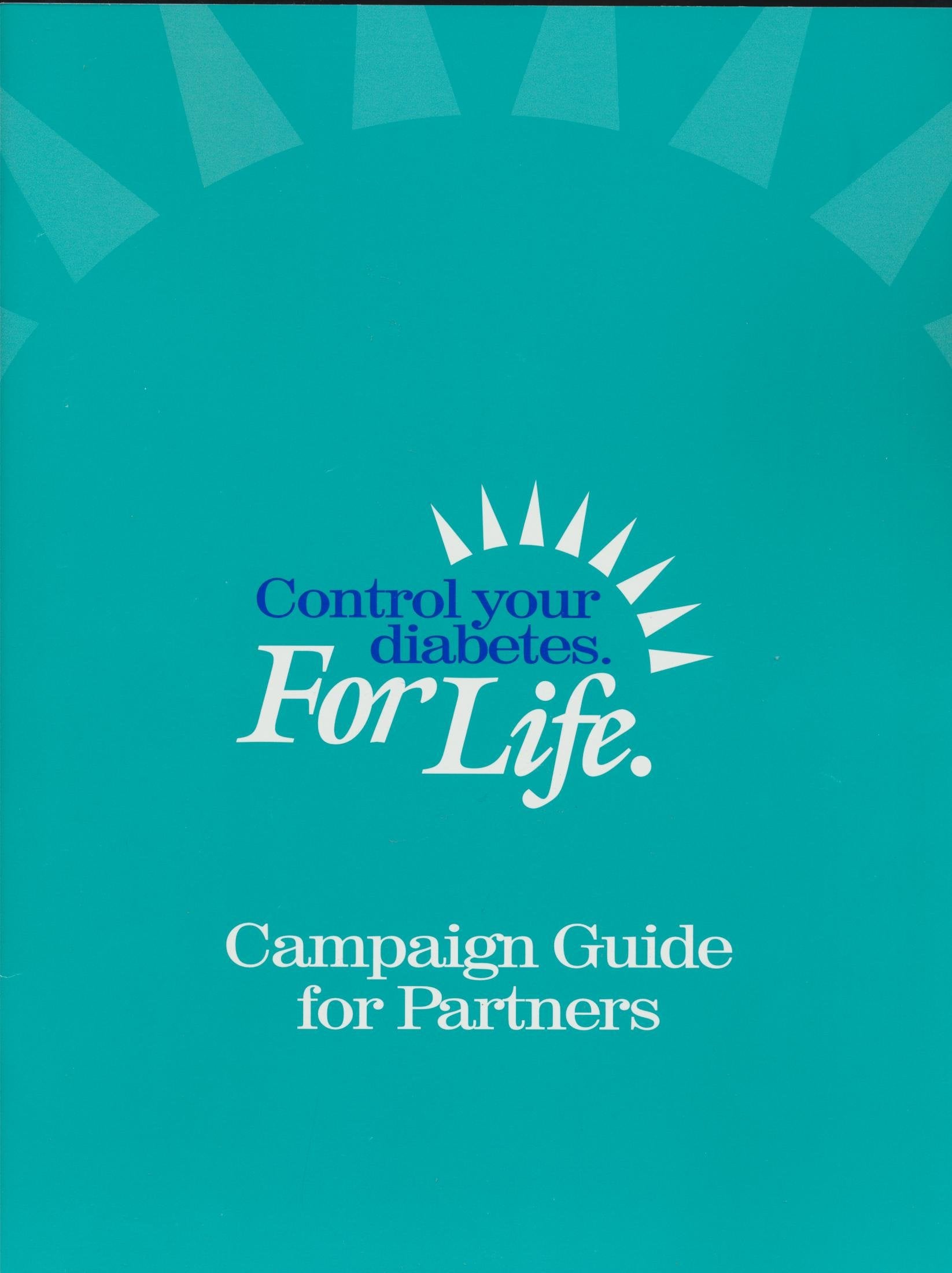 Control Your Diabetes for Life: Campaign Guide for Partners Books
