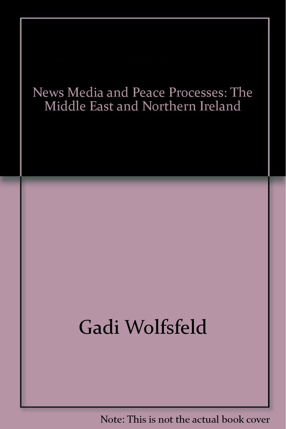 News Media and Peace Processes: The Middle East and Northern Ireland Politics & History