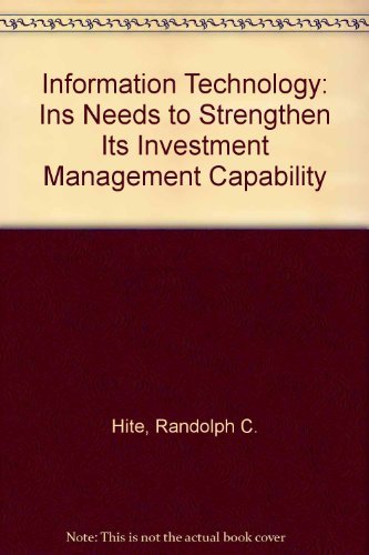 Information Technology: Ins Needs to Strengthen Its Investment Management Capability Business, Finance & Career