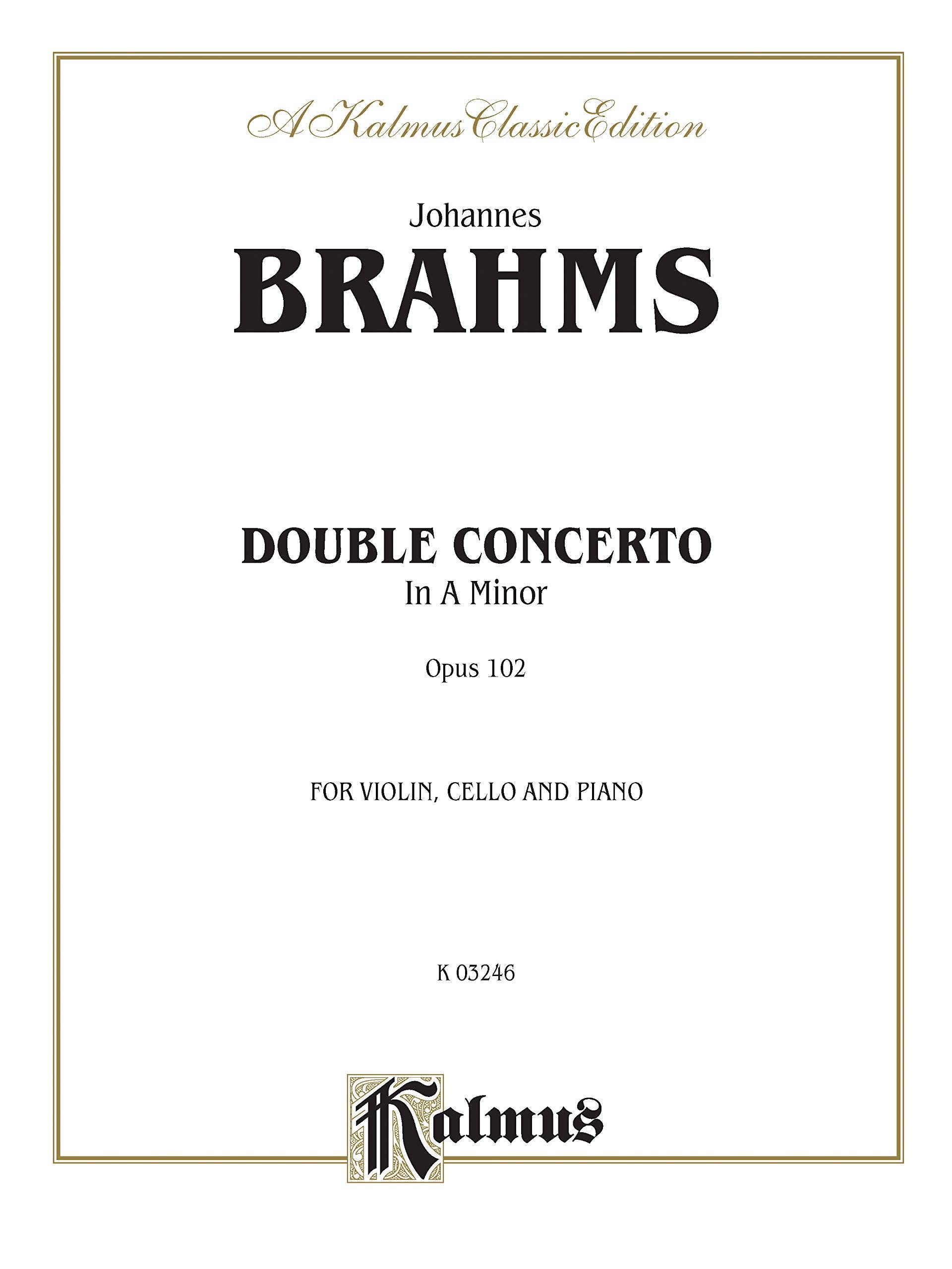 Double Concerto, Op. 102 (Kalmus Edition) Social Sciences