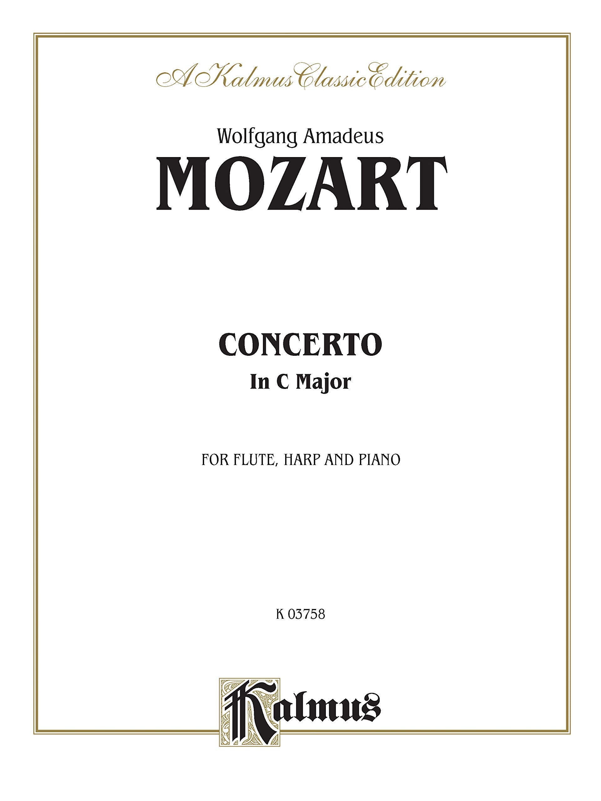 Concerto for Flute and Harp, K. 299 (C Major) (Orch.): Part(s) (Kalmus Classic) Social Sciences