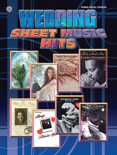 Wedding Sheet Music Hits for Piano/Vocal/Chords Social Sciences