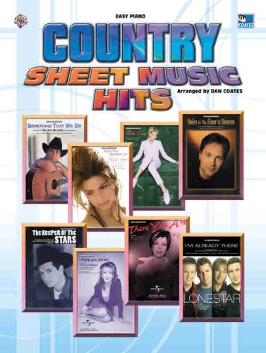 Country Sheet Music Hits: Easy Piano Books