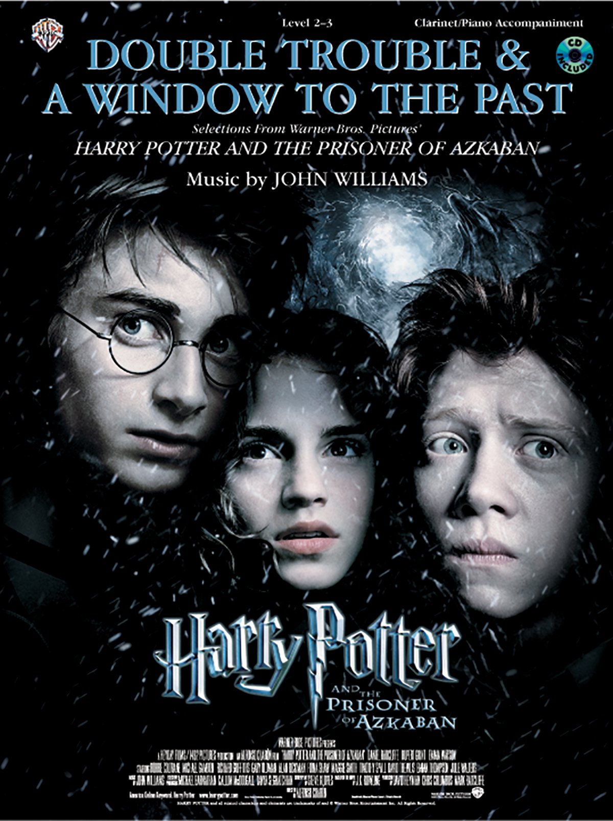 Double Trouble & a Window to the Past, Selections from Warner Bros. Pictures' Harry Potter and the Prisoner of Azkaban: Clarinet/Piano Accompaniment, Level 2-3 Sheet Music