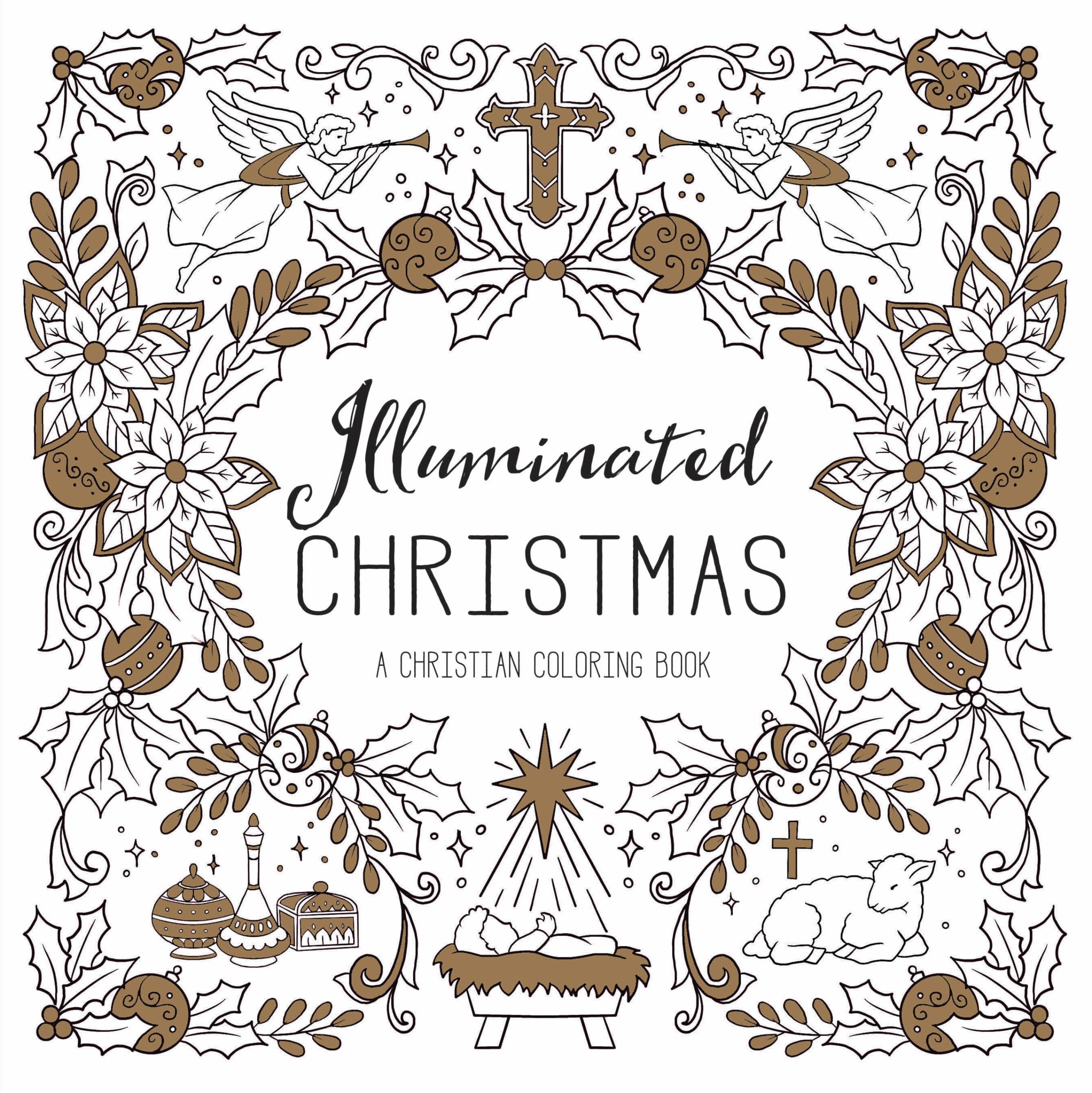 Illuminated Christmas: A Christian Coloring Book Religion & Esotericism