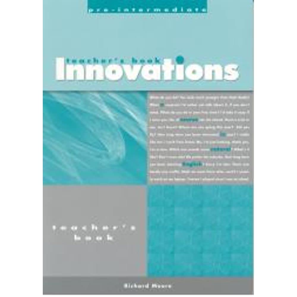 Innovations Pre-Intermediate Teacher's Book: (Helbling Languages) (Innovations: A Course in Natural English) Foreign Languages ​​& Dictionaries