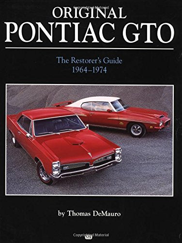 Original Pontiac Gto 1964-1972 Leisure, Home & Garden