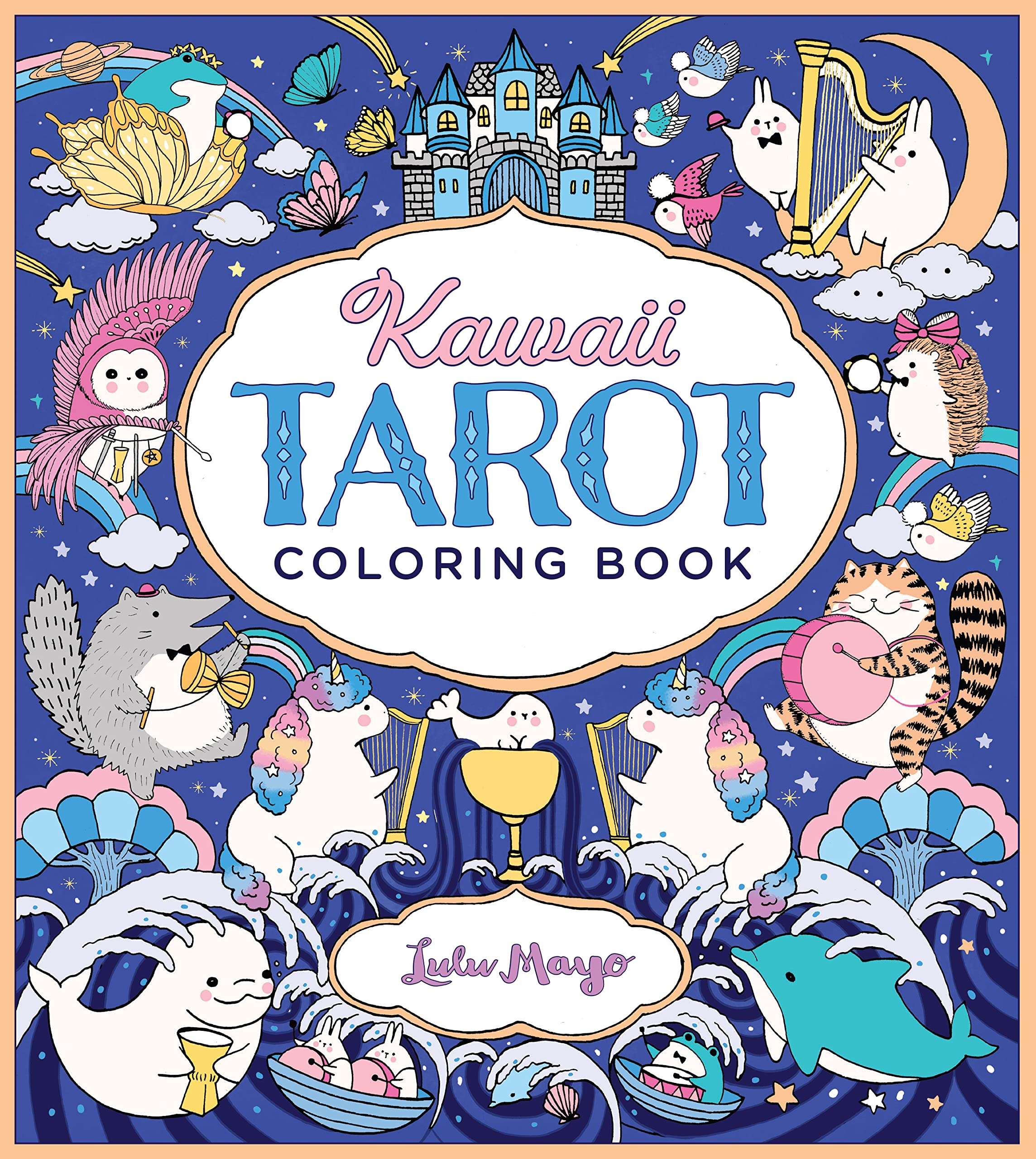 Kawaii Tarot Coloring Book: Color your way through the cutest of tarot cards--kawaii style! Lifestyle