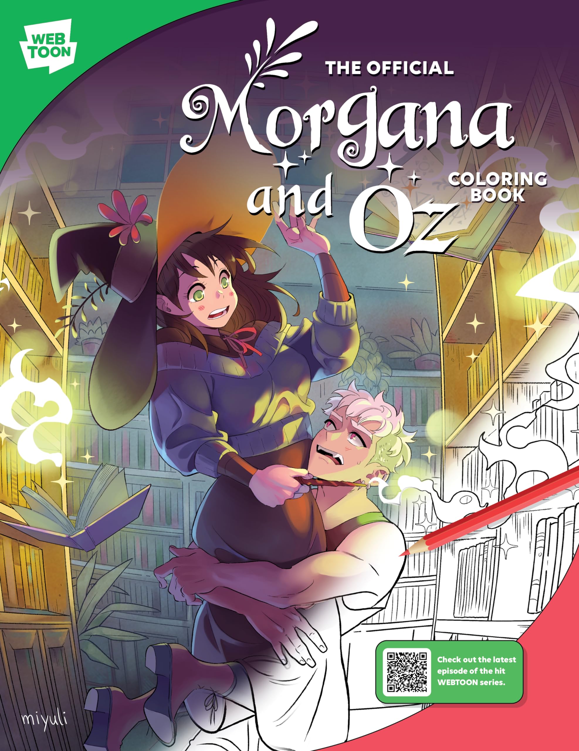 The Official Morgana and Oz Coloring Book: 46 Original Illustrations to Color and Enjoy (WEBTOON) Horror & Mystery