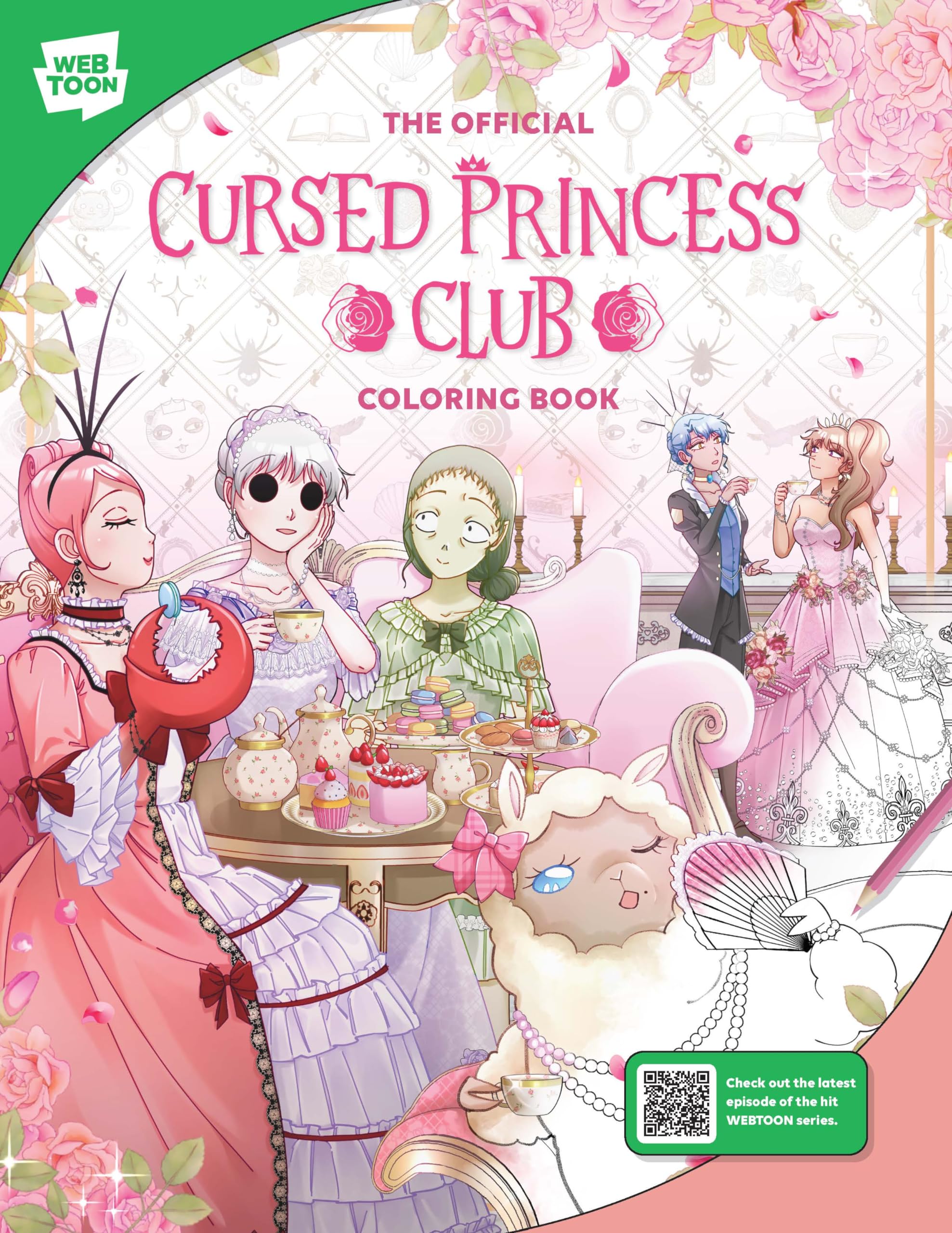 The Official Cursed Princess Club Coloring Book: 46 original illustrations to color and enjoy (WEBTOON) Manga