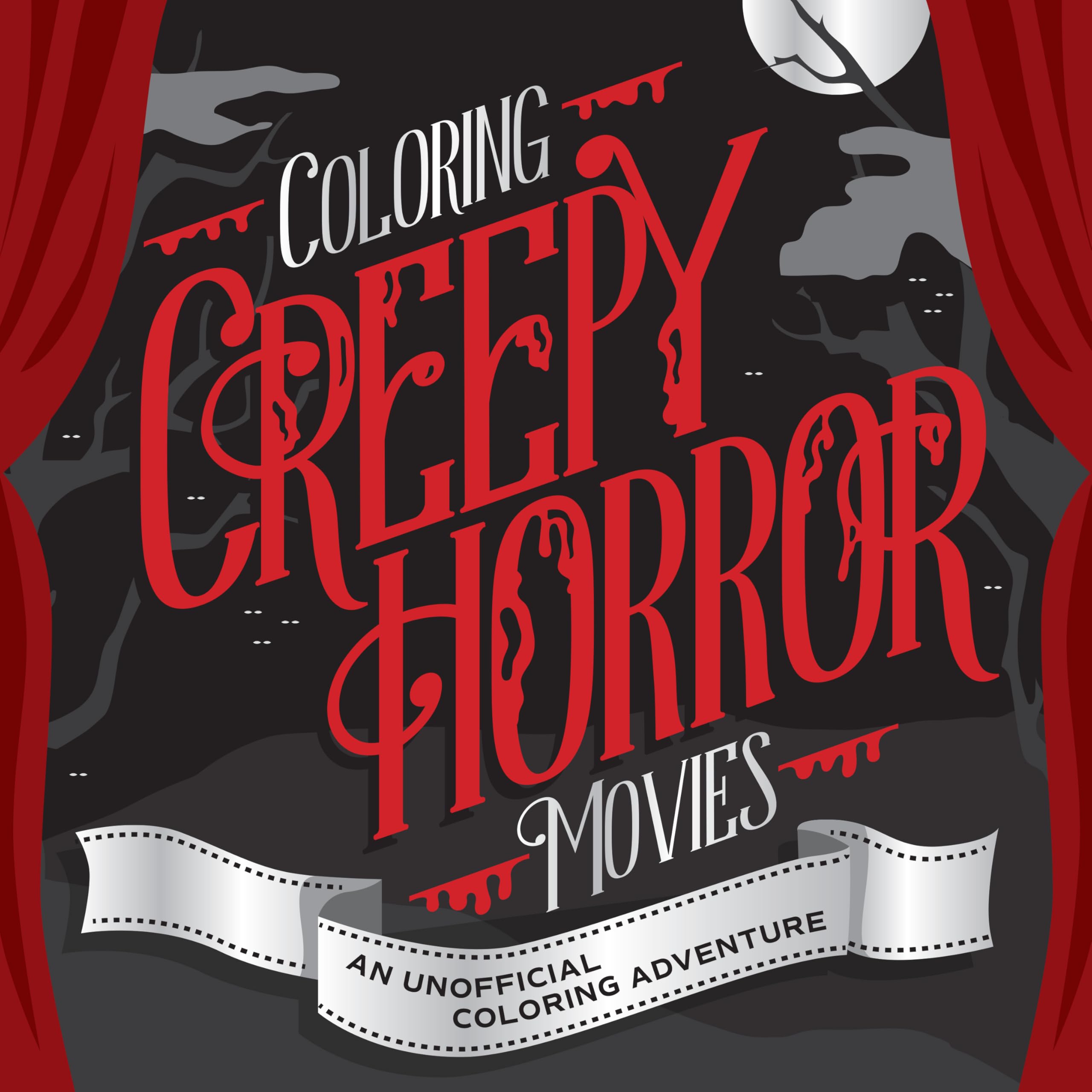 Coloring Creepy Horror Movies Film, Art & Culture